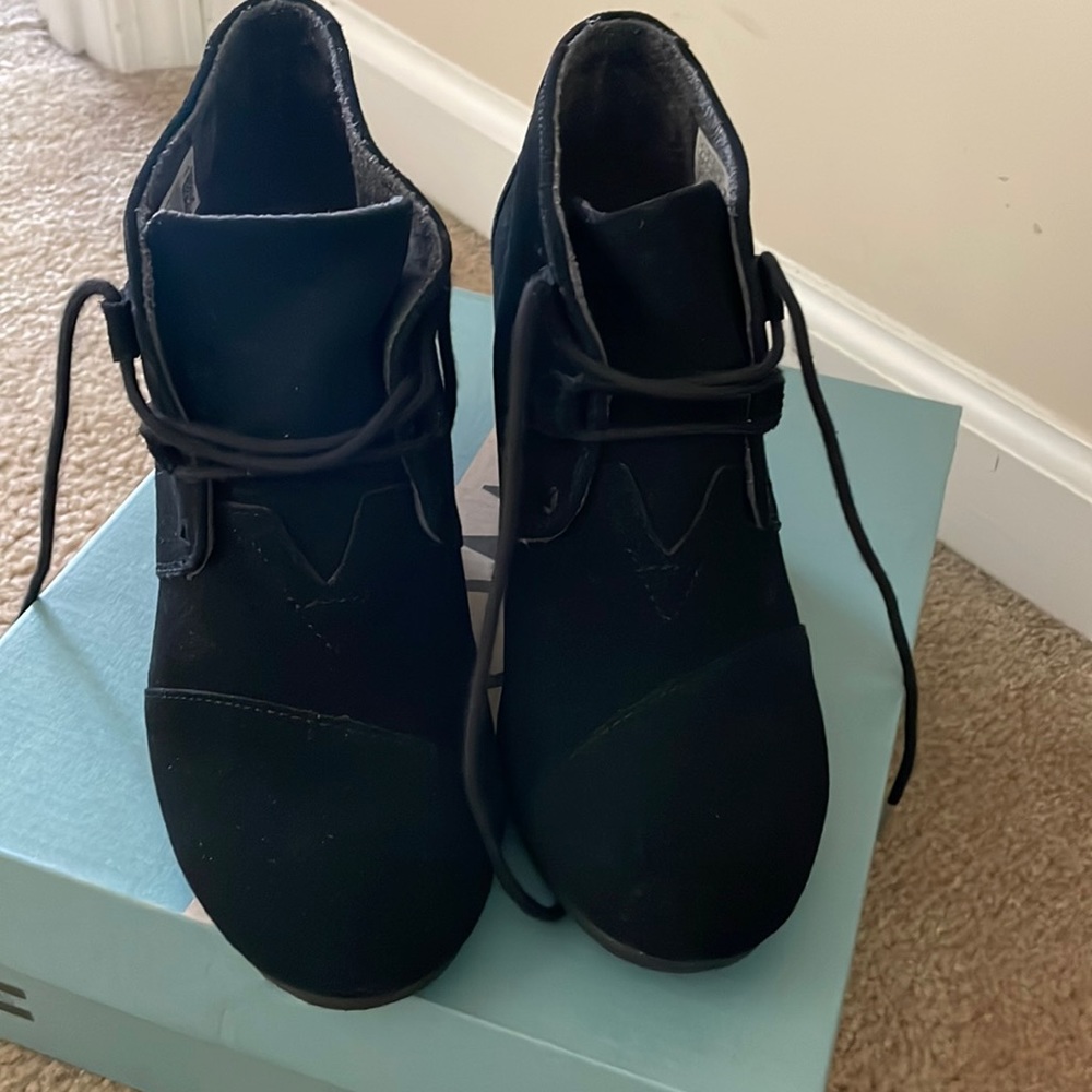 Kala Toms wedge bootie